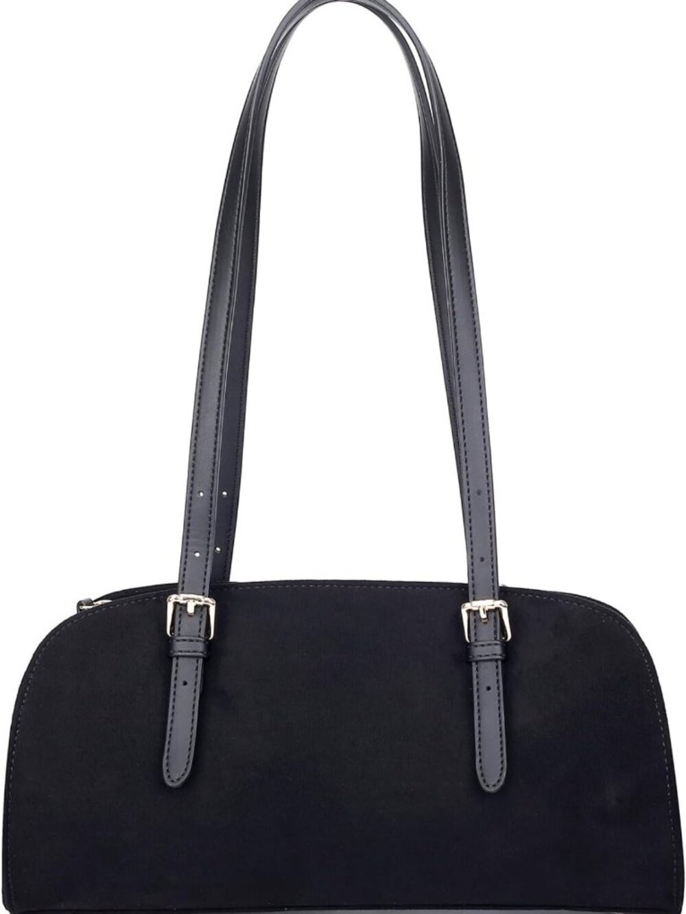 Retro Y2K Suede Swing Zip Shoulder Bag | Chic Top Handle Handbag for Everyday
